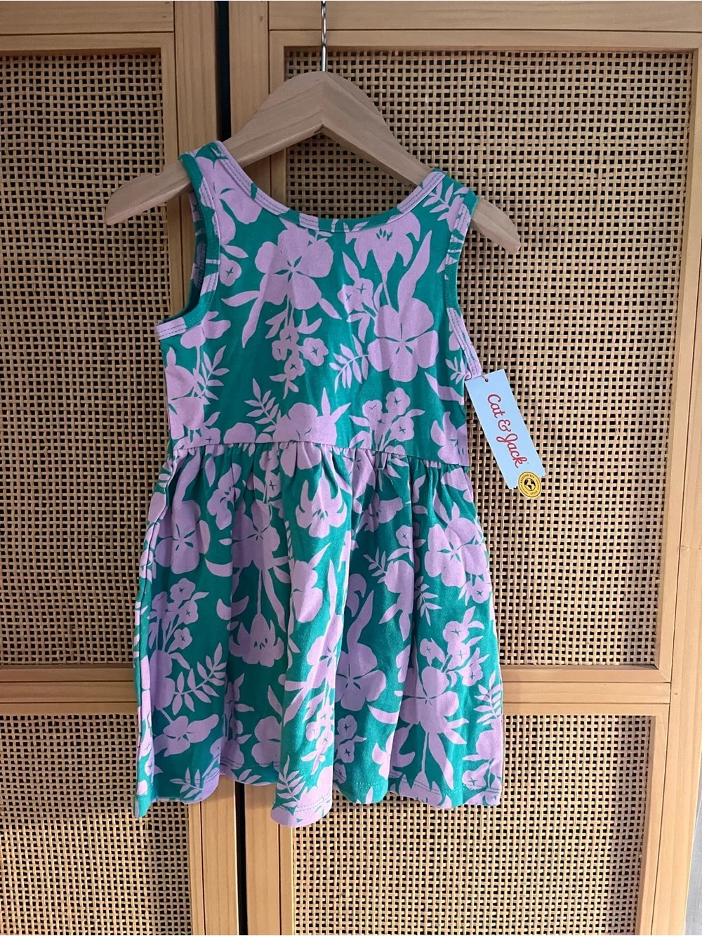Cat & Jack 3T Dress with Pink Floral Print